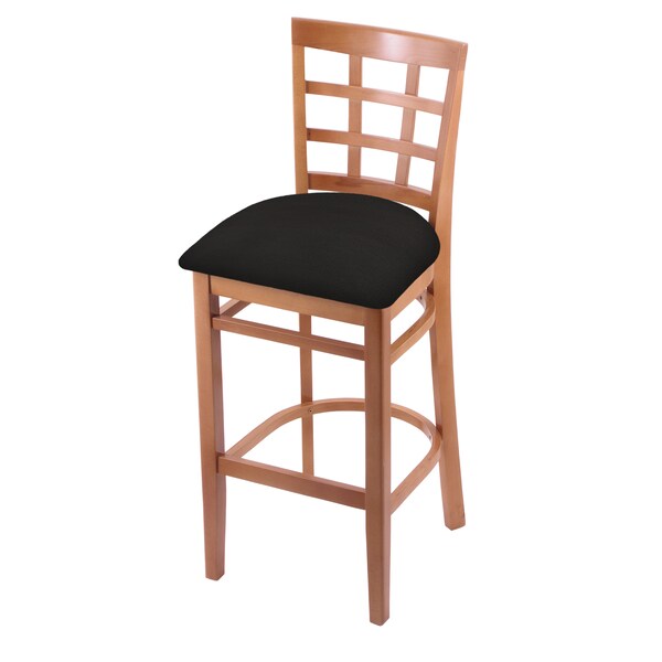 25" Counter Stool, Medium Finish, Canter Espresso Seat